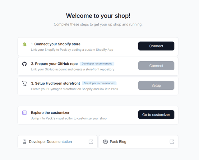 Quickstart Guide: Launch Your First Pack Project - Pack Documentation